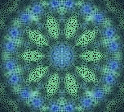 Abstract background with radial dotted pattern Stock Illustration
