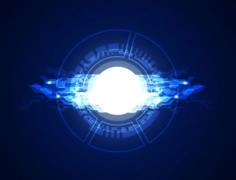 Abstract background radial spin and halo effect from white circle Illustrazione stock
