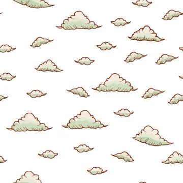 Abstract background with rain and cloud Stock Illustration