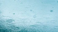 Abstract Background, Rain Drops On The Water Stock Footage