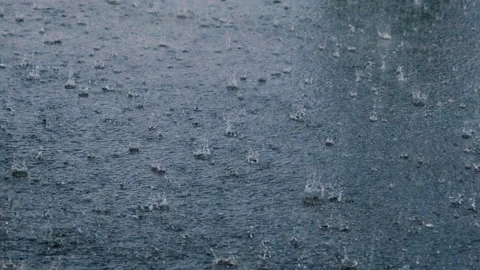 Abstract background of rain falling on the ground Stock Footage 172030193