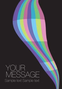 Abstract background with rainbow colors Stock Illustration