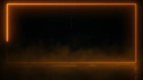 Abstract background rainbow green spectrum fluorescent light with neon square Stock-Footage 242514088