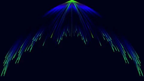 A abstract background with rainbow neon light effect design, Stock Illustration