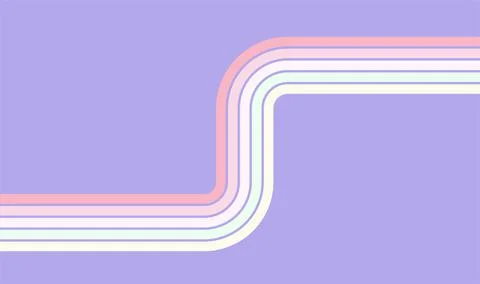 Abstract background of rainbow Wavy Line design pink shades. Vector pattern 스톡 일러스트