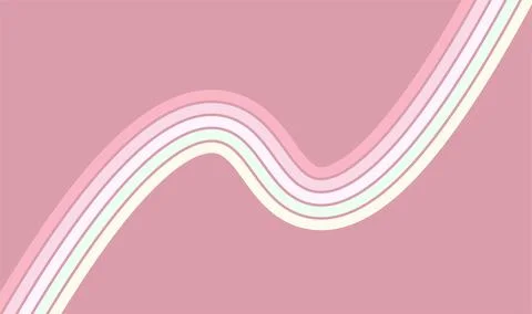 Abstract background of rainbow Wavy Line design pink shades. Vector pattern Illustrazione stock