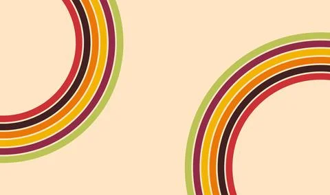 Abstract background of rainbow Wavy Line designs Vector pattern ready to use for Illustrazione stock
