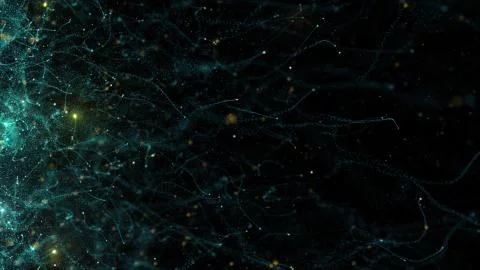 Abstract background with random particles Illustrazione stock