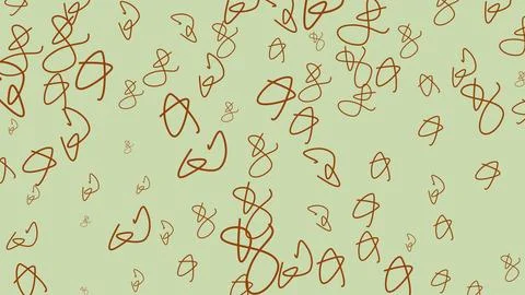 Abstract background with random shapes and lines in light green color. 스톡 일러스트