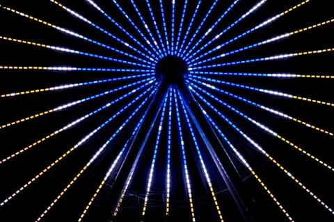 Abstract background with rays of light in Kiel 2025 Fotos de archivo