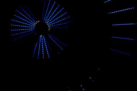 Abstract background with rays of light in Kiel 2025 Fotos de archivo