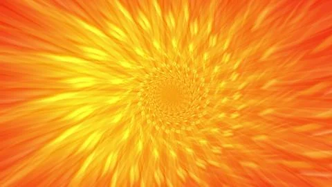 Abstract background with rays of yellow and red light. 3d illustration Stock Illustration