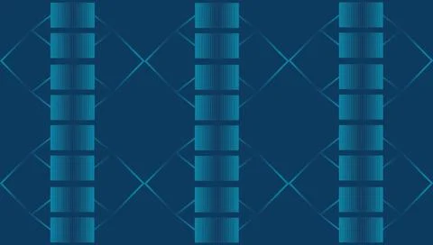 Abstract background with rectangle and lines seamless pattern Ilustração Stock