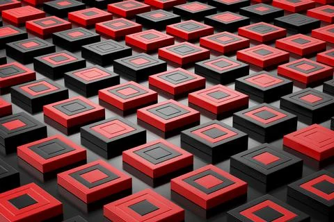 Abstract background of rectangle shape. 3D rendering. 스톡 일러스트