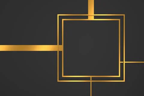 Abstract background of rectangle shape with luxury concepts. 3D rendering. Stock Illustration