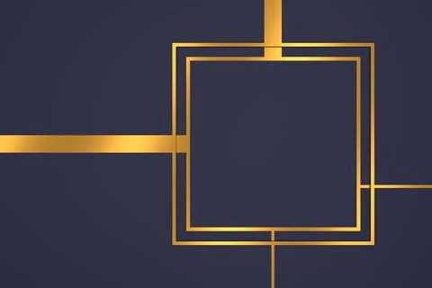 Abstract background of rectangle shape with luxury concepts. 3D rendering. Stock Illustration