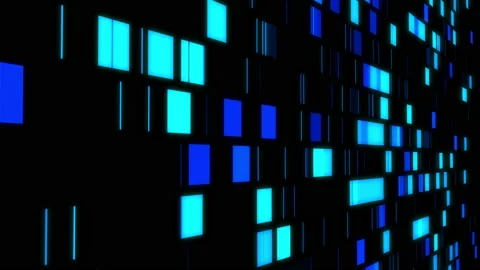 Abstract background with rectangular glow shapes Stock Footage 91939461