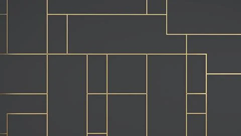 Abstract background in rectangular style,geometric line with gold pattern,g.. Stock Illustration