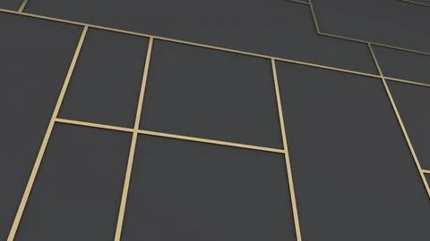 Abstract background in rectangular style,geometric line with gold pattern,g.. Illustrazione stock