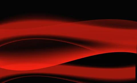 Abstract background of red and black color with waves. The concept of the inf Stock Illustration