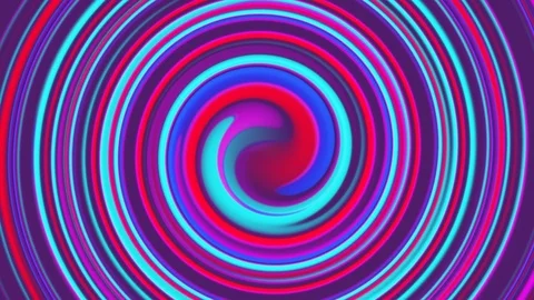 Abstract background with red and blue circle lines Vídeo Stock 120286243