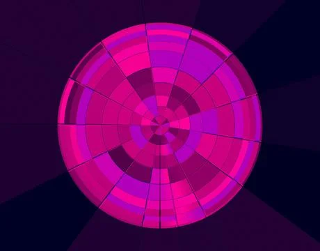 Abstract background in red and blue, with a spectacular rhythm and inserts. Stock Illustration