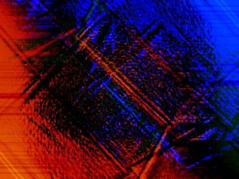 Abstract background in red and blue, with a spectacular rhythm and inserts. Stock Illustration