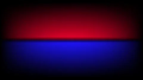 Abstract background with red and blue horizontal split screen featuring a d.. Stock Illustration