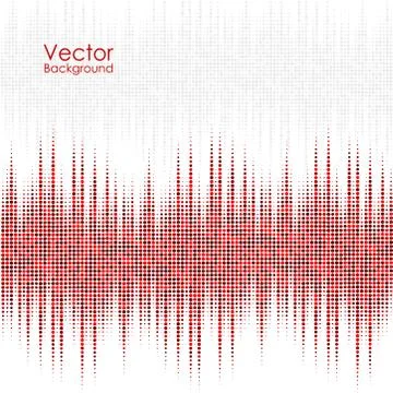 Abstract background with red and gray dots Stock Illustration