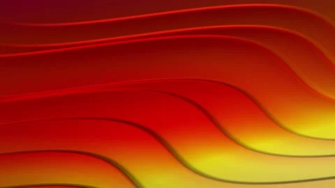 Abstract background red and orange smooth liquid wave Stock Footage 168363865