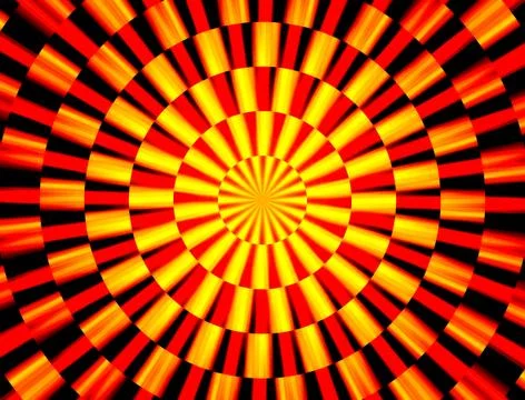Abstract background with red and yellow beams Stock Illustration