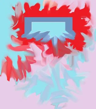 Abstract background red blue gradient blur. Stock Illustration