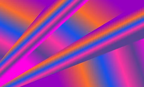 Abstract background. Red, blue, pink, purple lines with a gradient. Stock Illustration