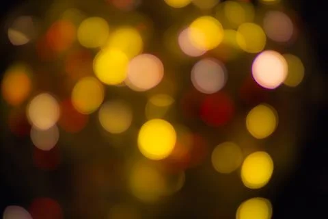 Abstract background red bokeh circles. Beautiful background with particles. T Stock Photos