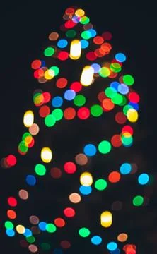 Abstract background red bokeh light Defocused lights Stock Photos