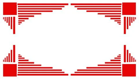 Abstract background with a red frame イラスト素材