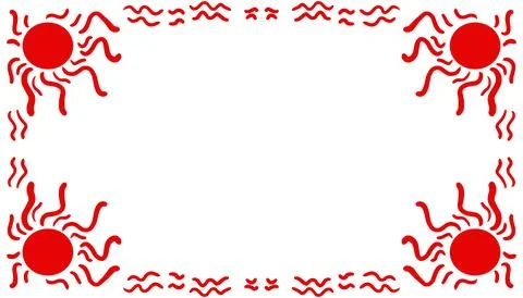 Abstract background with a red frame Stock Illustration