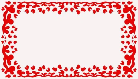 Abstract background with a red frame イラスト素材
