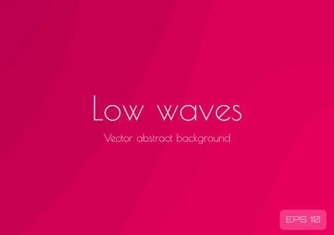 Abstract background red. Geometric stripes wavy lines gradient, in purple and Stock Illustration