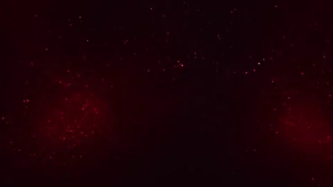 Abstract background of red glowing wave energy particles. Magic dust Stock Footage 259883161