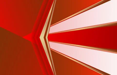 Abstract background red gold, abstract background red and golden arrows Stock Illustration