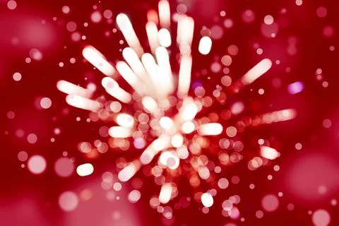 Abstract background. Red gold-colored blur. Circle blur Stock Photos