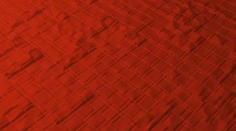 Abstract background with red grid smooth squares. Cell structure surface. Min Stock Illustration