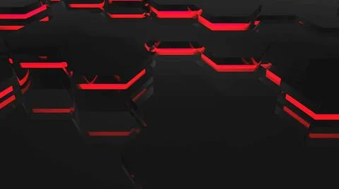 Abstract background with red hexagons Abstract background with red hexagon... Stockfoto's