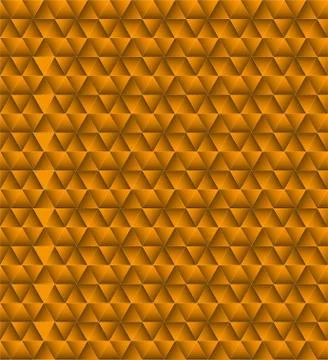 Abstract background of red hexagons. Pattern of geometric polygons Stock Illustration