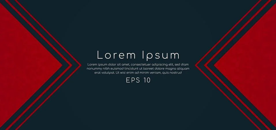 Abstract background red polygon pattern geometric design. イラスト素材