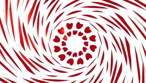 Abstract background with red spirals Stock Illustration