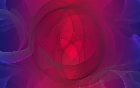 Abstract background with red swirls. Vector illustration Stock Illustration
