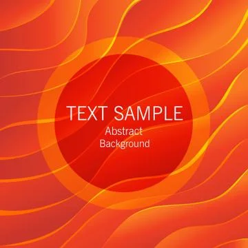 Abstract Background Red wave Circles Stock Illustration