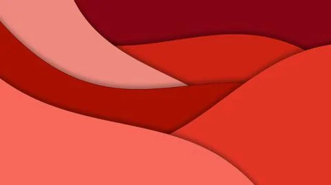 Abstract background with red waves for banner concept Stock Illustration